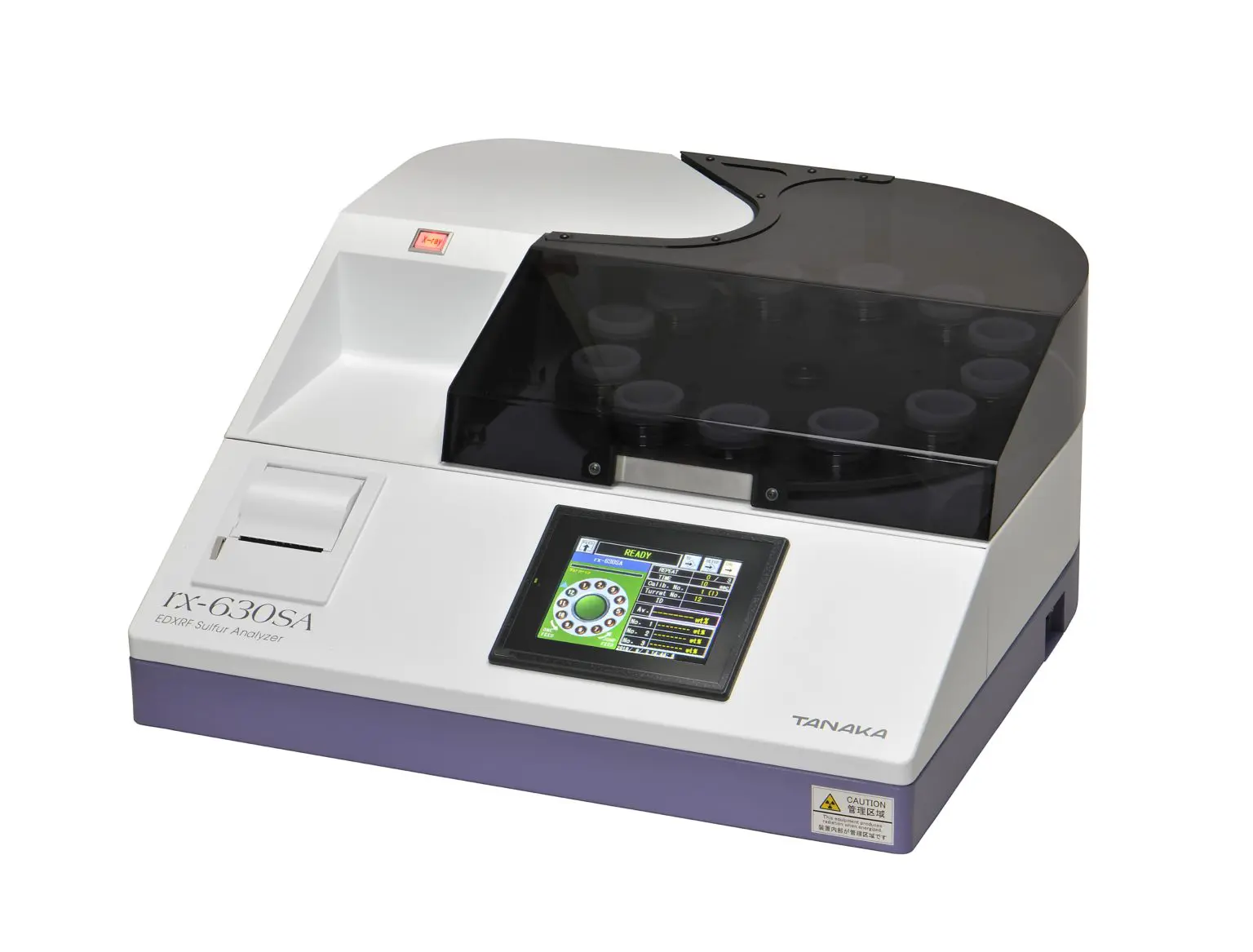 RX-630SA, анализ серы в топливе, рентгеновский спектрометр, ASTM D4294, ISO 8754, EDXRF, Tanaka RX-630SA, содержание серы, нефтепродукты, лабораторный прибор